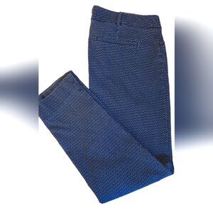 Van Heusen Stretch Extensible‎ Print Ankle Pants sz 10